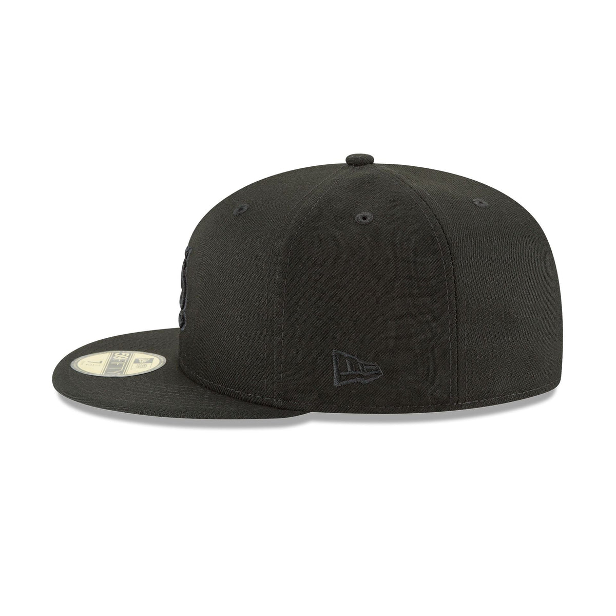 St. Louis Cardinals Basic Black on Black 59FIFTY Fitted Hat