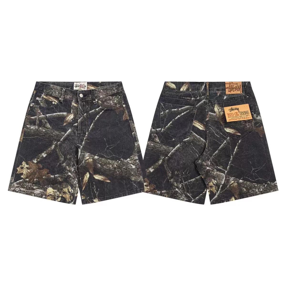 Realtree Camo Baggy Denim Shorts