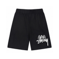 Angel Graphic Print Elastic Waist Summer Sweat Shorts