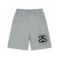 Circular Interlocking Symbol Graphic Elastic Waist Summer Sweat Shorts