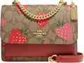Coach Mini Klare Crossbody Bag in Signature Canvas Strawberry