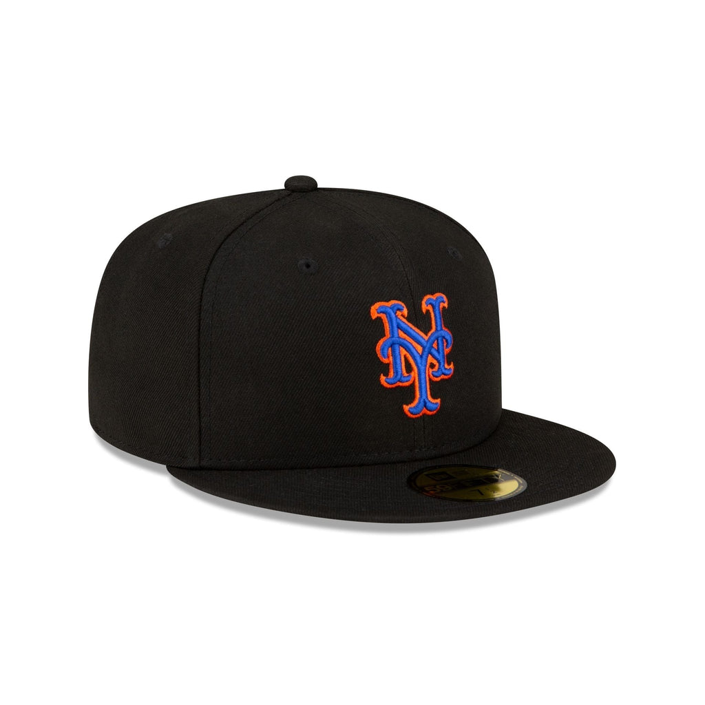 New York Mets Authentic Collection Alt Black 59FIFTY Fitted Hat