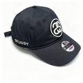 Black SS‑Link Embroidery Adjustable Dad Hat