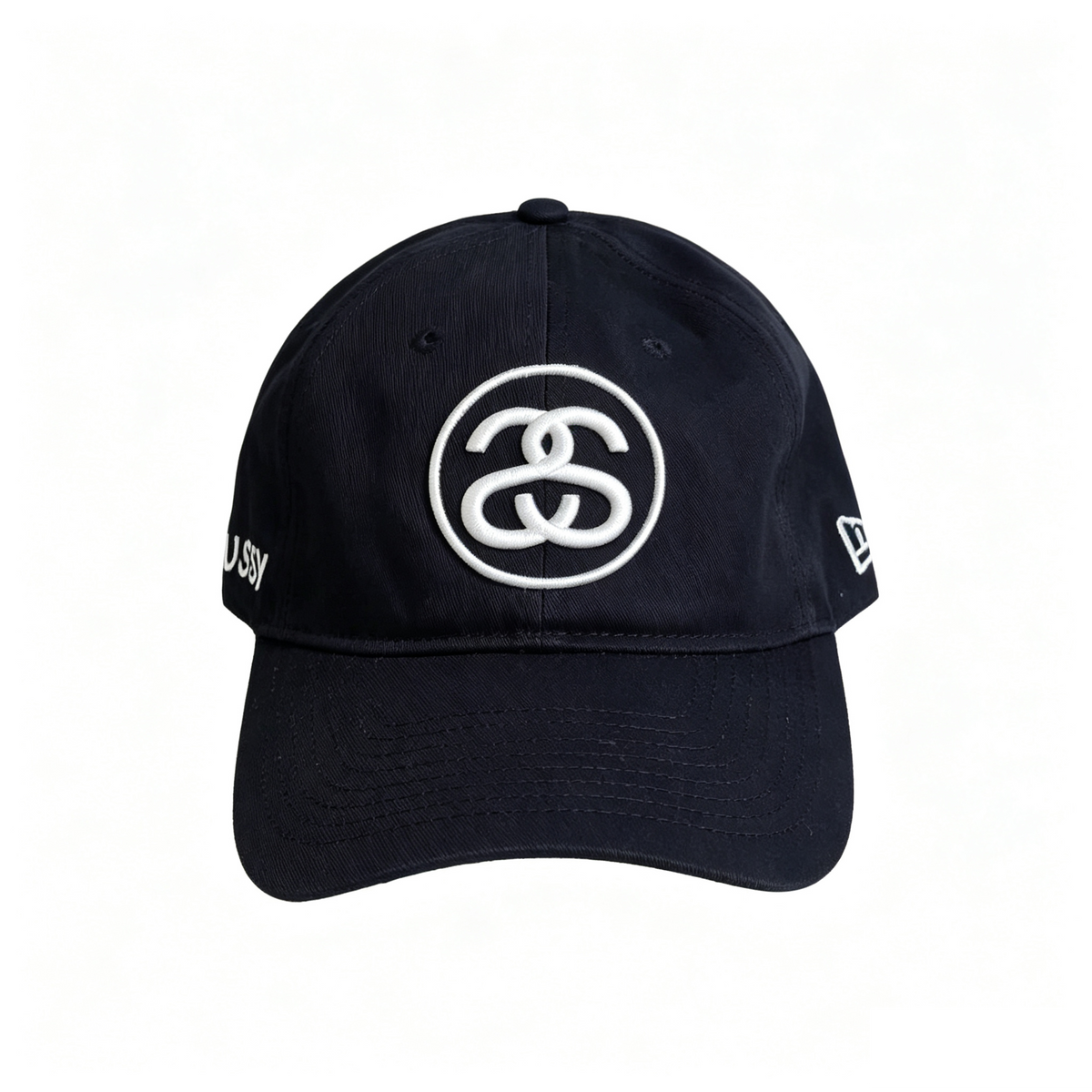 Black SS‑Link Embroidery Adjustable Dad Hat