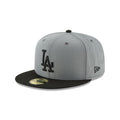 Los Angeles Dodgers Storm Gray Basic 59FIFTY Fitted Hat