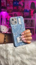 DESIGNER DENIM IPHONE CASE