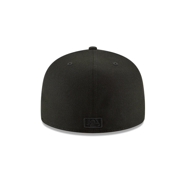 Los Angeles Angels Blackout Basic 59FIFTY Fitted Hat