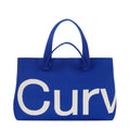 Curves Knit Tote (Sapphire)