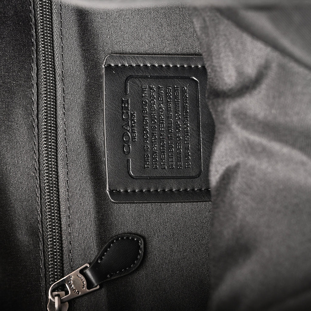 Prada Nylon & Leather Multi-Pocket Backpack – Black