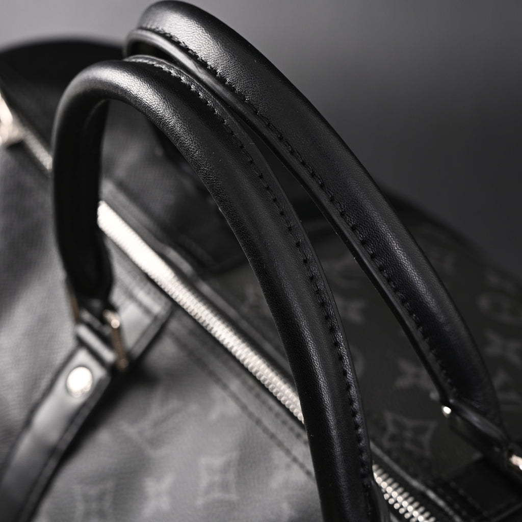 Louis Vuitton Keepall Bandoulière 50 – Monogram Eclipse Canvas Travel Bag