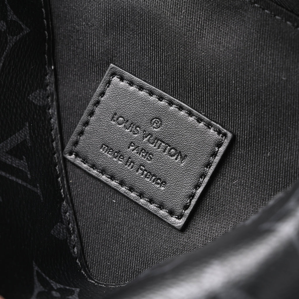 Louis Vuitton Soft Trunk Messenger – Monogram Eclipse Canvas with Silver Chain