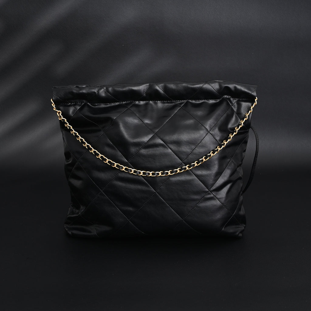 Chanel 19 Flap Bag – Black Quilted Lambskin with Gold & Ruthenium Hardware