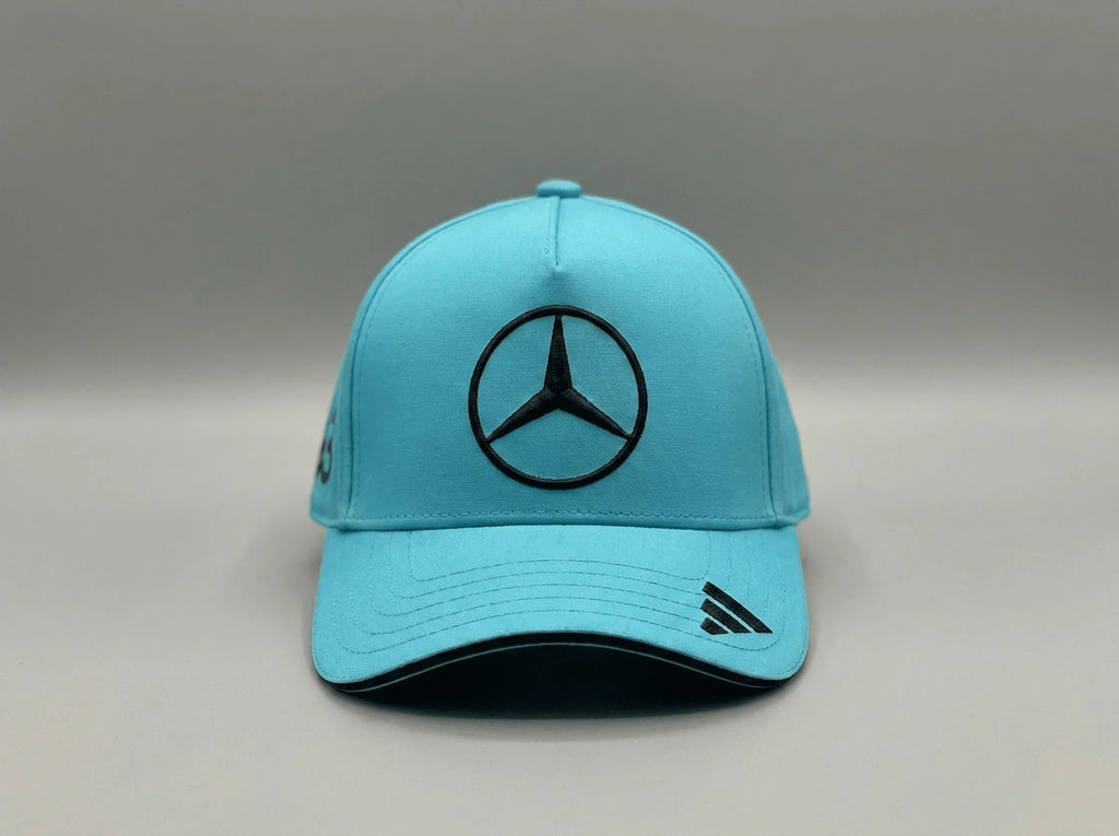 Mercedes AMG Petronas F1 2026 George Russell Team Hat Light Blue