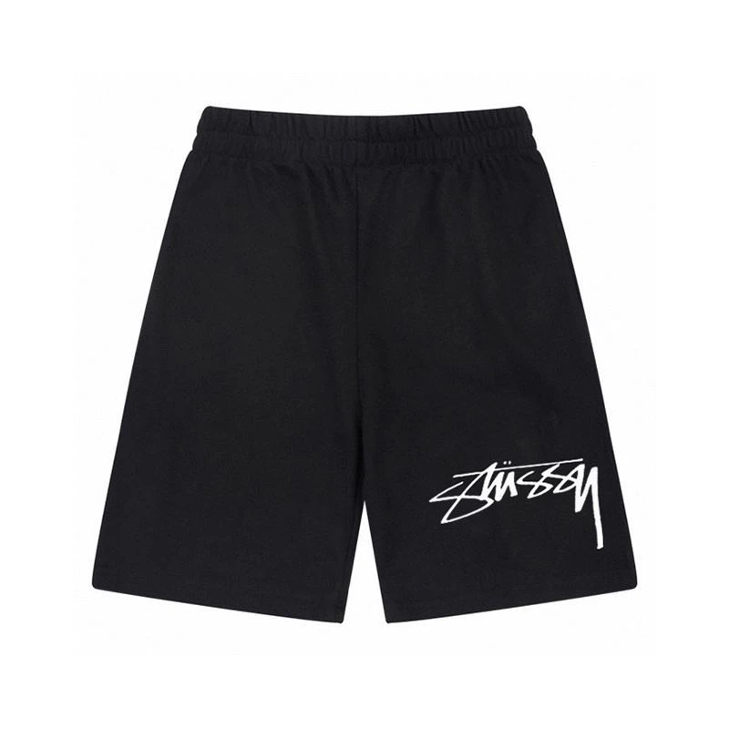 Signature Script Graphic Print Elastic Waist Summer Sweat Shorts
