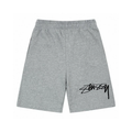 Signature Script Graphic Print Elastic Waist Summer Sweat Shorts