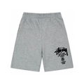World Tour City List Graphic Print Elastic Waist Summer Sweat Shorts