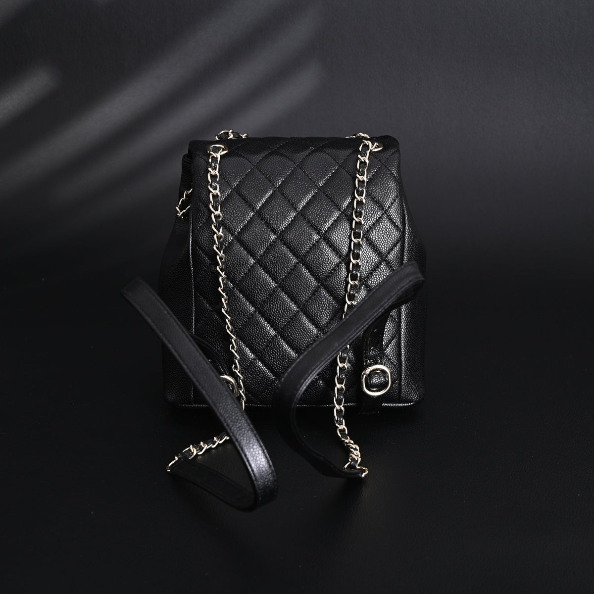 Chanel Duma Backpack – Black Quilted Lambskin with Gold-Tone Hardware (24A Collection)