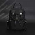 Burberry The Rucksack – Black Nylon & Leather Backpack with Gold-Tone Hardware
