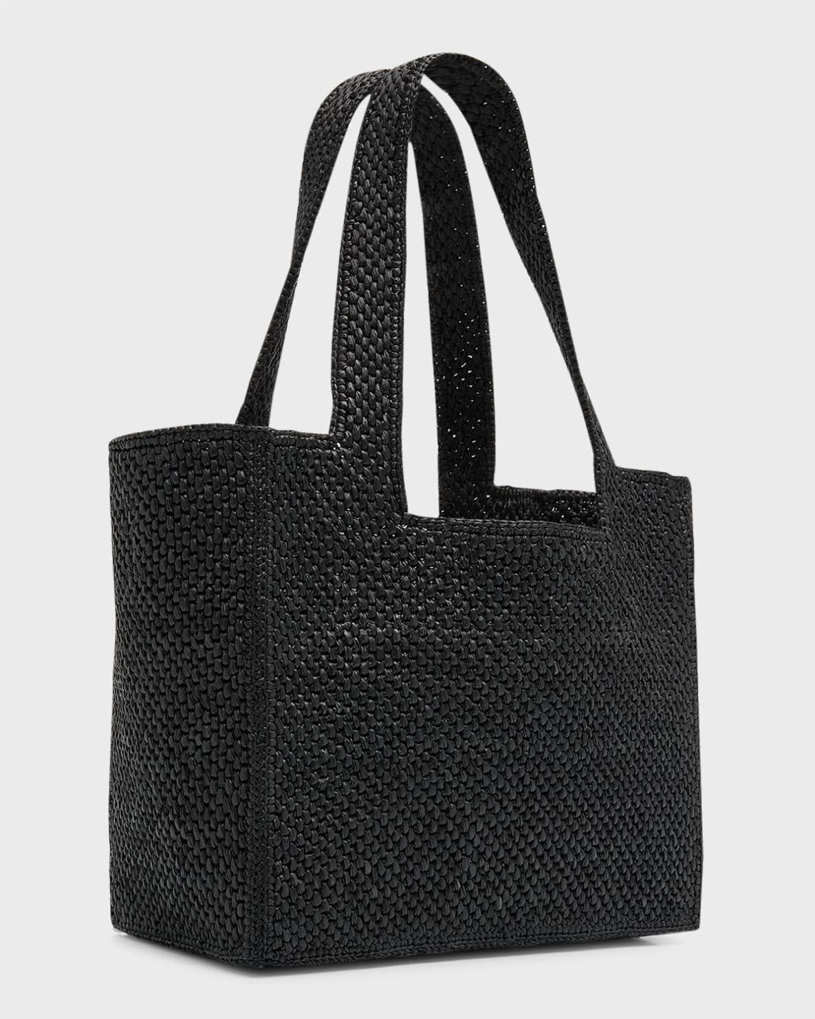 SAINT LAURENT Hobo YSL Shoulder Bag in Raffia