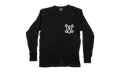 Skull Logo Long Sleeve Knit "Black" STUS321