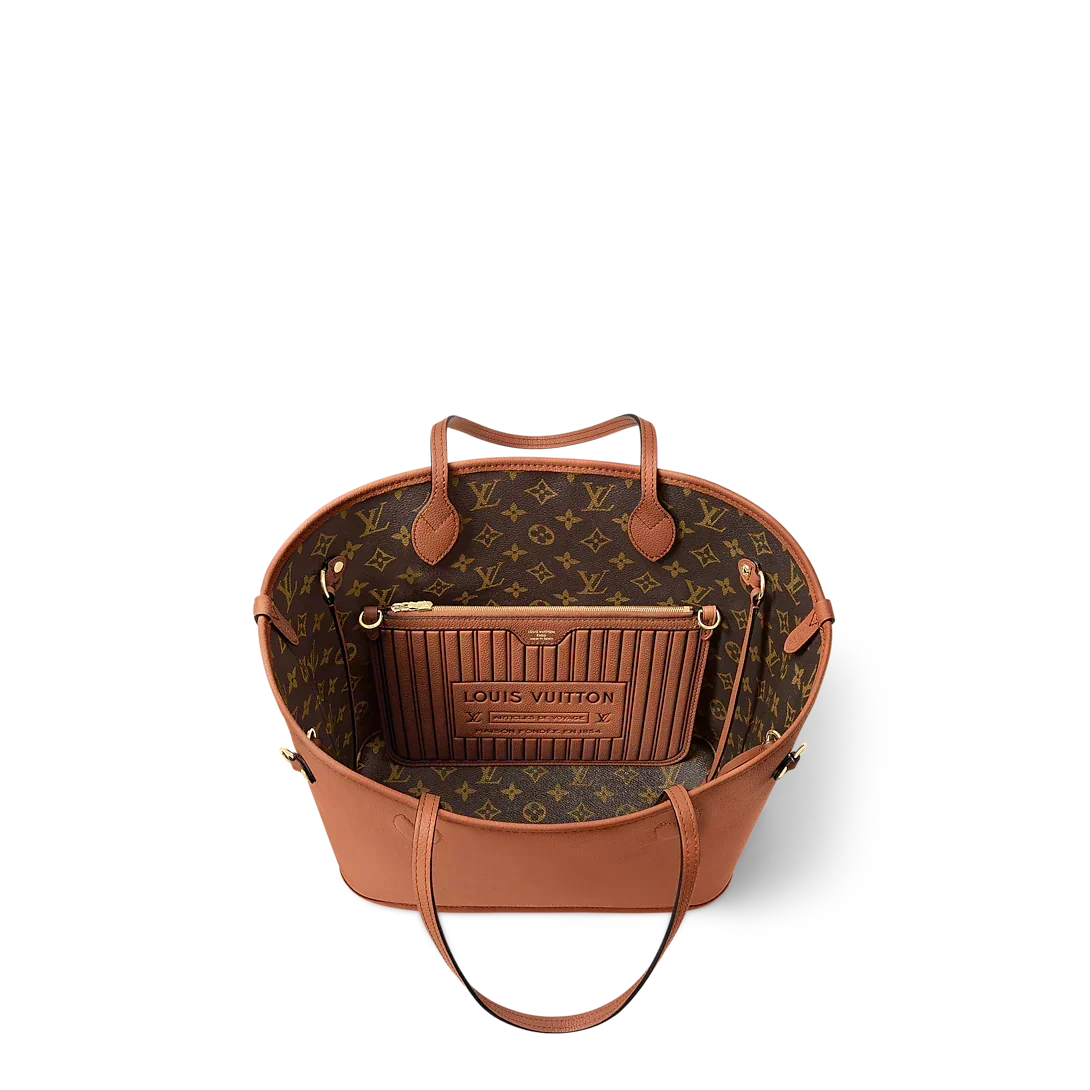 Neverfull Inside Out MM Cognac