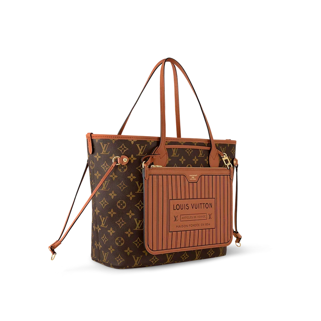 Neverfull Inside Out MM Cognac